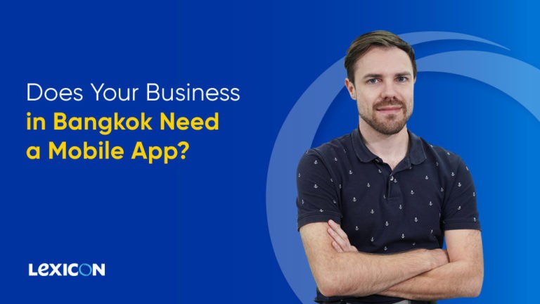 man speaking about mobile apps