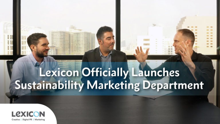 man speaking about sustainability marketing